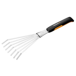 Fiskars 1027044 râteau Râteau manuel Noir, Argent Acier