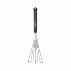 Fiskars 1027044 râteau Râteau manuel Noir, Argent Acier