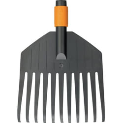 FISKARS Outils de jardinage - Râteau à feuilles, taille S, QuikFit, sans manche 1000659