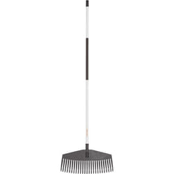Fiskars 135563 Râteau à feuilles Noir, Blanc Plastique