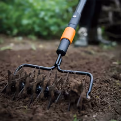 Fiskars 1000689 Kits d'outils manuel de jardinage Fourche de jardin Poignée Noir Acier - Vue supplémentaire 3