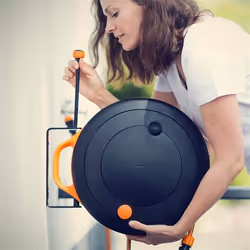 Fiskars 1020448 support pour tuyau Métal Noir
