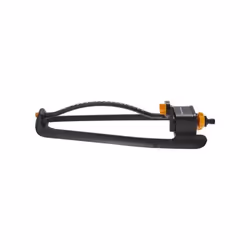 Fiskars 1023660, Système d'aspersion d'eau oscillant, 500 m², Noir, Orange