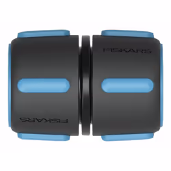 Fiskars 1027065, Connecteur de tuyau, Noir, Bleu