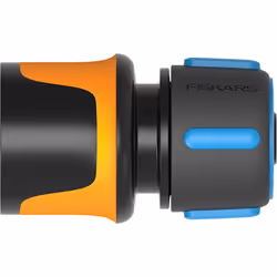 Fiskars 1027073, Connecteur de tuyau, Noir, Bleu, Orange