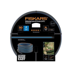 Fiskars 1027106 tuyau d'arrosage 50 m Au-dessus du sol Bleu, Gris