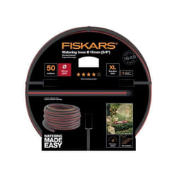 Fiskars 1027111 tuyau d'arrosage 50 m Au-dessus du sol Noir, Rouge