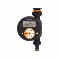 Minuterie d'irrigation Fiskars 1054791; 2xAA; (sans batterie et chargeur)