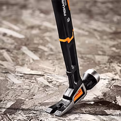 Fiskars 1020214 marteau Marteau arrache-clous Noir, Métallique, Orange
