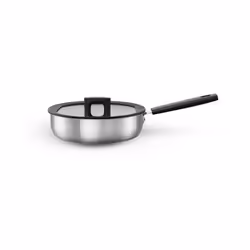 Fiskars Hard Face, Rond, Sauteuse, Noir, Acier inoxydable, Acier inoxydable, 3,2 L, Vitrocéramique, Gaz, Halogène, Induction, ...