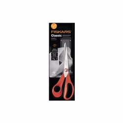 Fiskars 003814 ciseaux à bouts ronds Universel Découpe droite Rouge, Argent