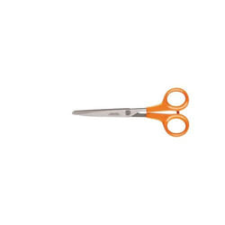 Fiskars 003816 ciseaux à bouts ronds Universel Découpe droite Orange, Argent