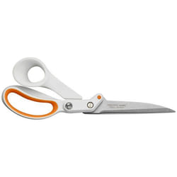 Fiskars 1005225/9162 ciseaux à bouts ronds Universel Découpe droite Orange, Acier inoxydable, Blanc