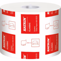 Papier toilette ECO Système KATRIN® Classic Caractéristiques: - Papier tissu doux de qualité Agrément/norme: - EU Ecolabel &  ...