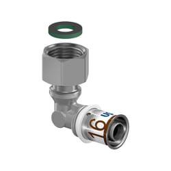 Uponor - Coude 90° écrou libre 16-g1/2'