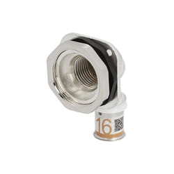 Coude de raccordement S-Sertir plus Uponor plat Ø16mm-DN15 (1/2') ff