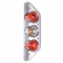 Feu arrière HELLA Caraluna Modular Chrome gauche pour camping car et caravane Dimensions: 612 x 103.4 x 91 mm Fonctions: Stop ...