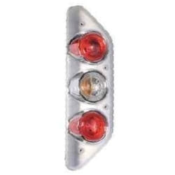 Feu arrière Hella Caraluna Modular Chrome gauche pour camping car et caravane