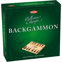 Tactic Backgammon En Bois, Jeu de société, Stratégie, 7 an(s), Jeu familial