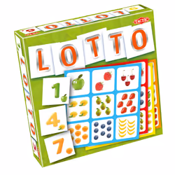 Tactic Fruits & Numbers Lotto, Jeu de cartes, Jeu de chance, 3 an(s)
