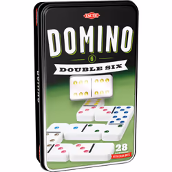Tactic Domino Double 6, Petite enfance, Garçon/Fille, 5 an(s), 99 an(s), 40 mm, 115 mm