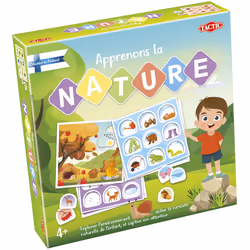 Tactic Apprenons la Nature, Jeu de cartes, Assortiments, 4 an(s)
