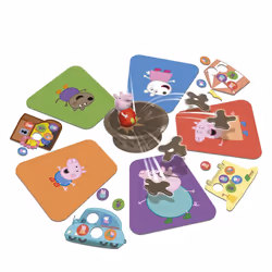Tactic Peppa Pig Mud Party Jeu de cartes Jeu de chance