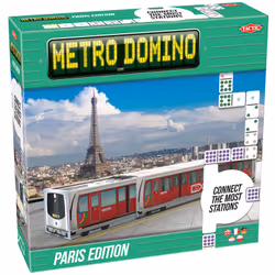 Tactic Metro Domino Paris, Enfants, Garçon/Fille, 10 an(s), 20 min, Multicolore, 250 mm