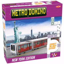 Tactic Metro Domino New York, Enfants, Garçon/Fille, 10 an(s), 20 min, Multicolore, 250 mm