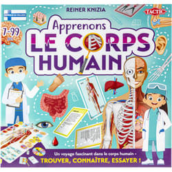 Apprenons le corps humain - Jeu éducatif - TACTIC - 2 joueurs et plus - Dès 7 ans