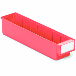 Treston 4010-5, Rouge, Polypropylène (PP), 92 mm, 400 mm, 82 mm