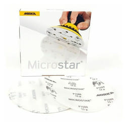 Disques abrasifs Mirka Microstar non perfores ø 150 mm Grain: 2000
