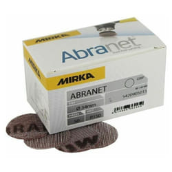 Boîte 50 disques abrasifs auto-agrippants Abranet ø 34 mm Mirka Grain: 120