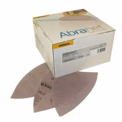 Triangles abrasifs Abranet Delta 100 x 152 x 152mm - Mirka, 50/boite Premier support multifonctions de la gamme Net, l'abrasi ...