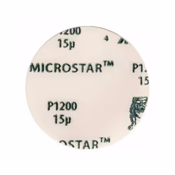Disques film non perforés Microstar Ø 77 mm, auto-agrippants. Produit reposant sur un film abrasif universel, conçu pour le m ...