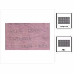 Abrasif maillé Mirka Abranet 5417805025; 81x133 mm; P240