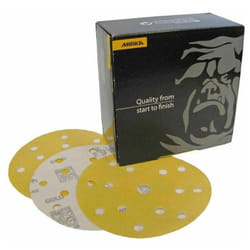 Disques abrasifs gold ø 150 mm 15 trous Grain: 280