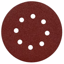 Papier abrasif pour ponceuses orbitales aléatoires Mirka JEPUFLEX; 125 mm; P80; 5 unités
