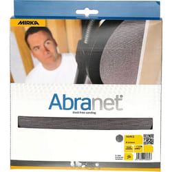 Disques abrasifs Abranet Mirka 225 mm auto-agrippant maille micro-perforée - Boite x10 Épaisseur du grain: p 180 (Fin: Finition soignée)