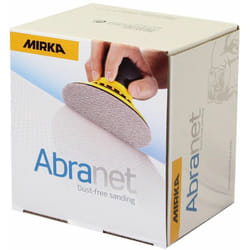 Boîte 50 disques abrasifs auto-agrippants Abranet ø 125 mm Mirka Grain: 800