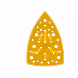 Plateau delta 100x152x152 mm auto-agrippant MIRKA 32 trous medium - 8292663011 - Patin de support adapté à la ponceuse Mirka® ...
