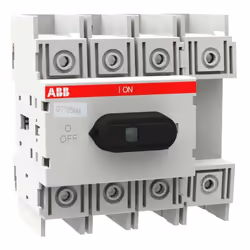 Sectionneur rotatif Abb, avec les caractéristiques suivantes : Tension nominale de résistance aux impulsions 8 kV Tension nom ...