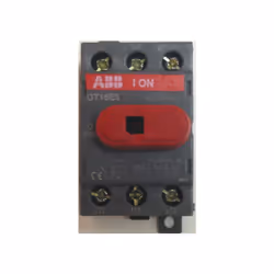 Interrupteurs sectionneurs sans fusible, base 3 pôles et fixation sur rail DIN, axe 6 mm. Gamme professionnelle d'interrupteu ...