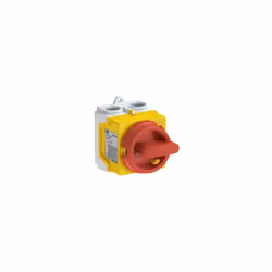 coffret de coupure de proximité - 20a - 2 pôles - rouge et jaune - abb 1sca135533r1001