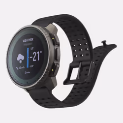 Suunto SS050858000 Montre de Sport GPS Solaire 49 mm Titane Bracelet Silicone Noir - Vue supplémentaire 4