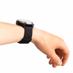 Suunto Athletic 1 Bande Noir Silicone