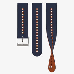 Suunto SS050698000 accessoire intelligent à porter sur soi Collier Bleu, Orange Silicone