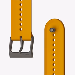 Suunto SS050803000 accessoire intelligent à porter sur soi Collier Orange Silicone