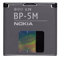 Nokia Battery BP-5M, Batterie, Gris, Lithium Polymère (LiPo), 900 mAh, 3,7 V