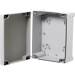 Fibox - Boîtier mural tam 111107 5814021 gris clair (ral 7035) 110 x 110 x 65 abs 1 pc(s)